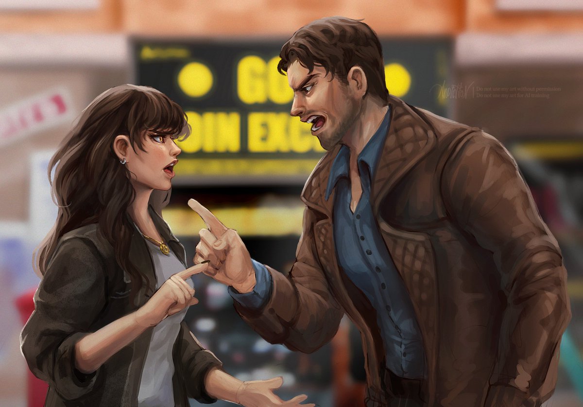 LifeWithBea's tweet photo. One year ago, I published The Light and the Void. 🥹🖤

Nora and Uriel Will be celebrating by beating the shit out of each other. Naturally. ⚔️✨🤣

Art by the amazing @andictions https://t.co/sqzyjIz4eR