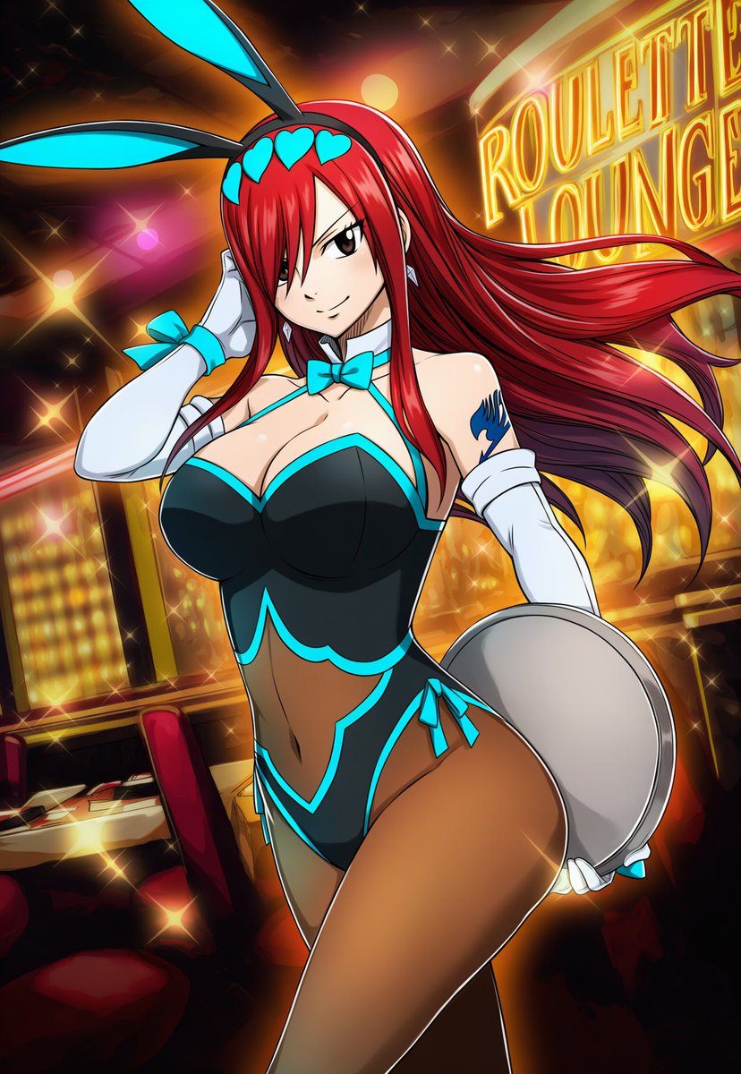 PyroKnightAI's tweet photo. Bunny-Tember ‘25 - Fairy Tail Pt. 1

Erza
Lucy
Mirajane
Cana

Enjoy~

#AI #AIart #NovelAI #FairyTail #BunnyGirl #PlayboyBunny #ErzaScarlet #LucyHeartfilia https://t.co/w9NtxDE1ls