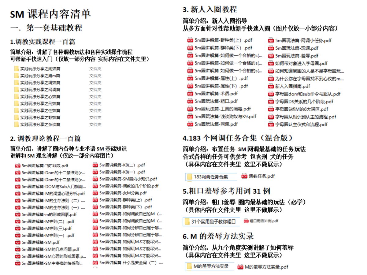 lala_34D's tweet photo. 【98终身BDSM深度教学资料】

如果缺乏这些基础，BDSM反而可能带来身体伤害、心理依赖或关系失衡

正确学习BDSM，本质上是在学习一种高信任、高沟通、高责任感的亲密方式 https://t.co/KSORmkcilZ