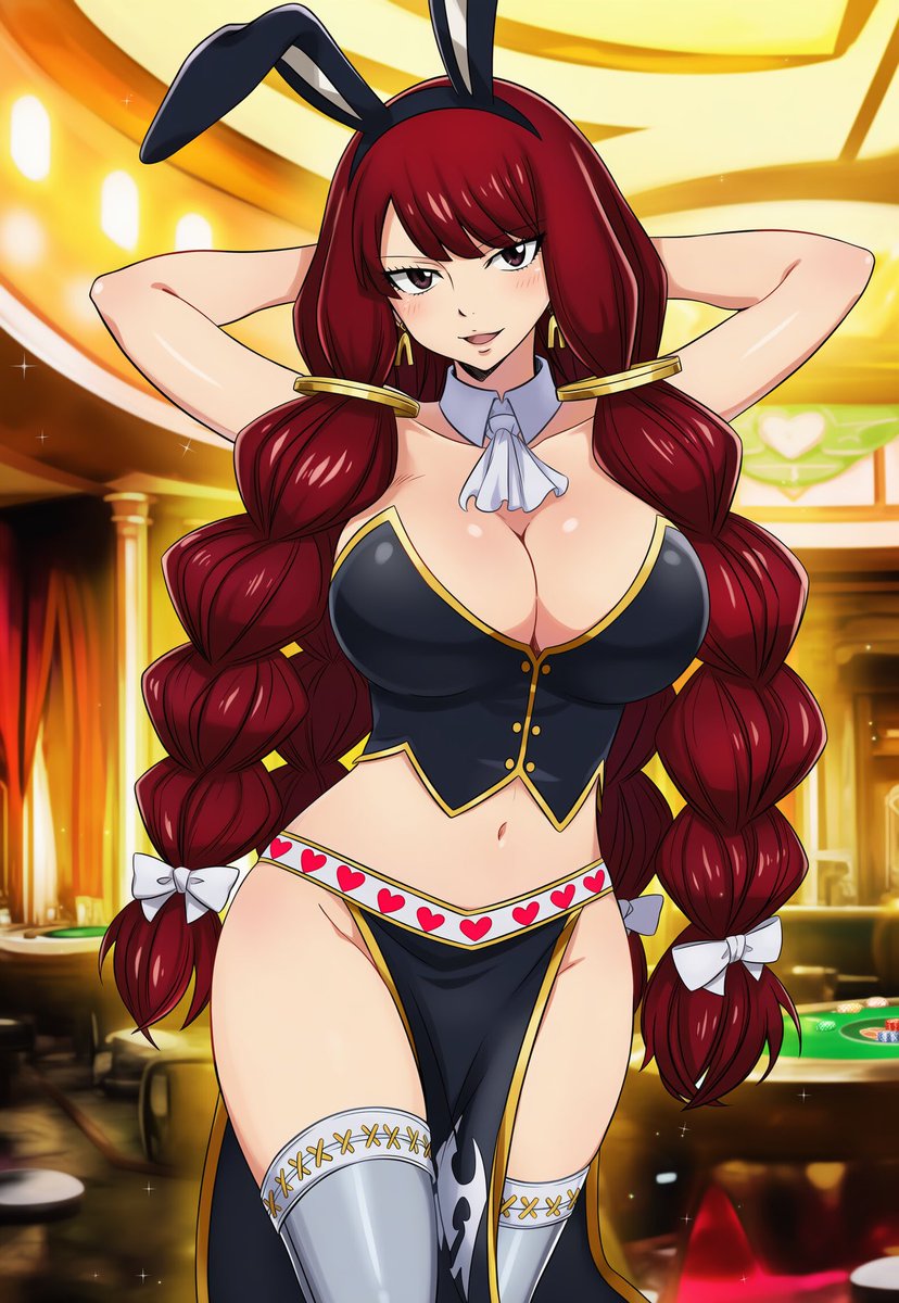 PyroKnightAI's tweet photo. Bunny-Tember ‘25 - Fairy Tail Pt. 2

Kinana 
Irene
Casca
Evergreen https://t.co/F5lIR3aHzb