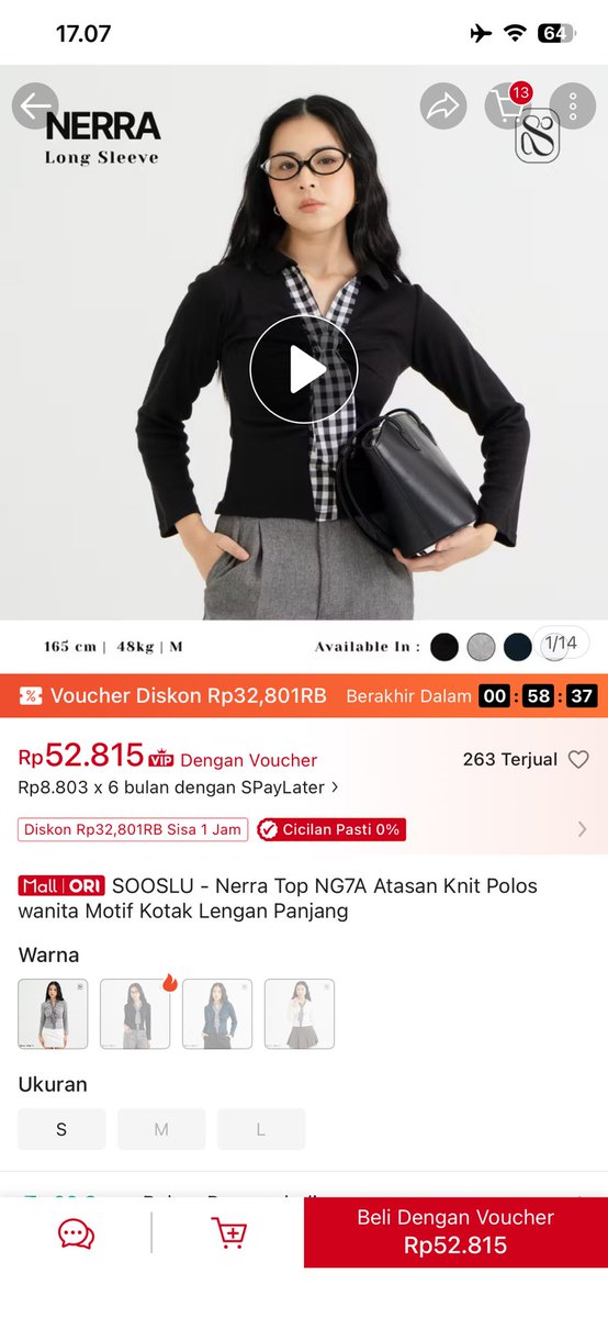 shopee_buddy's tweet photo. KIRAIN BAKALAN MAHAL ‼️😭
Ternyata mulai 50 ribuan aja

Atasan cakep buat ngantor, ngampus maupun hangout 🔥

Tampil stylish seharian tanpa dompet menangis 🫶✨ https://t.co/U1flDPrfA2