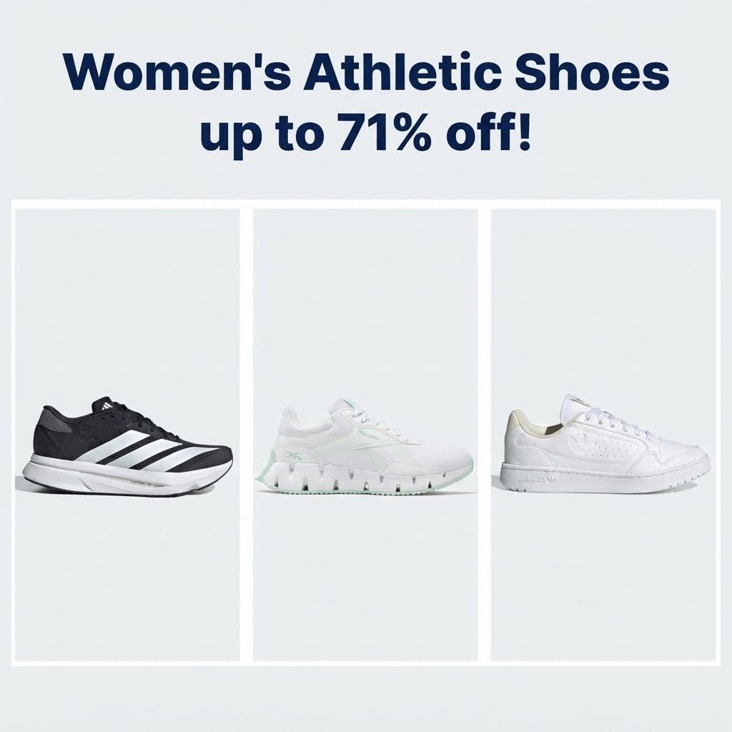 realballadolla's tweet photo. Women's athletic shoes up to 71% off! Many choices and sizes available! https://t.co/5JMhszYXeb #ad #shopsimon #shoes #shoesale #shoeaddict https://t.co/2bQyDPwZWU