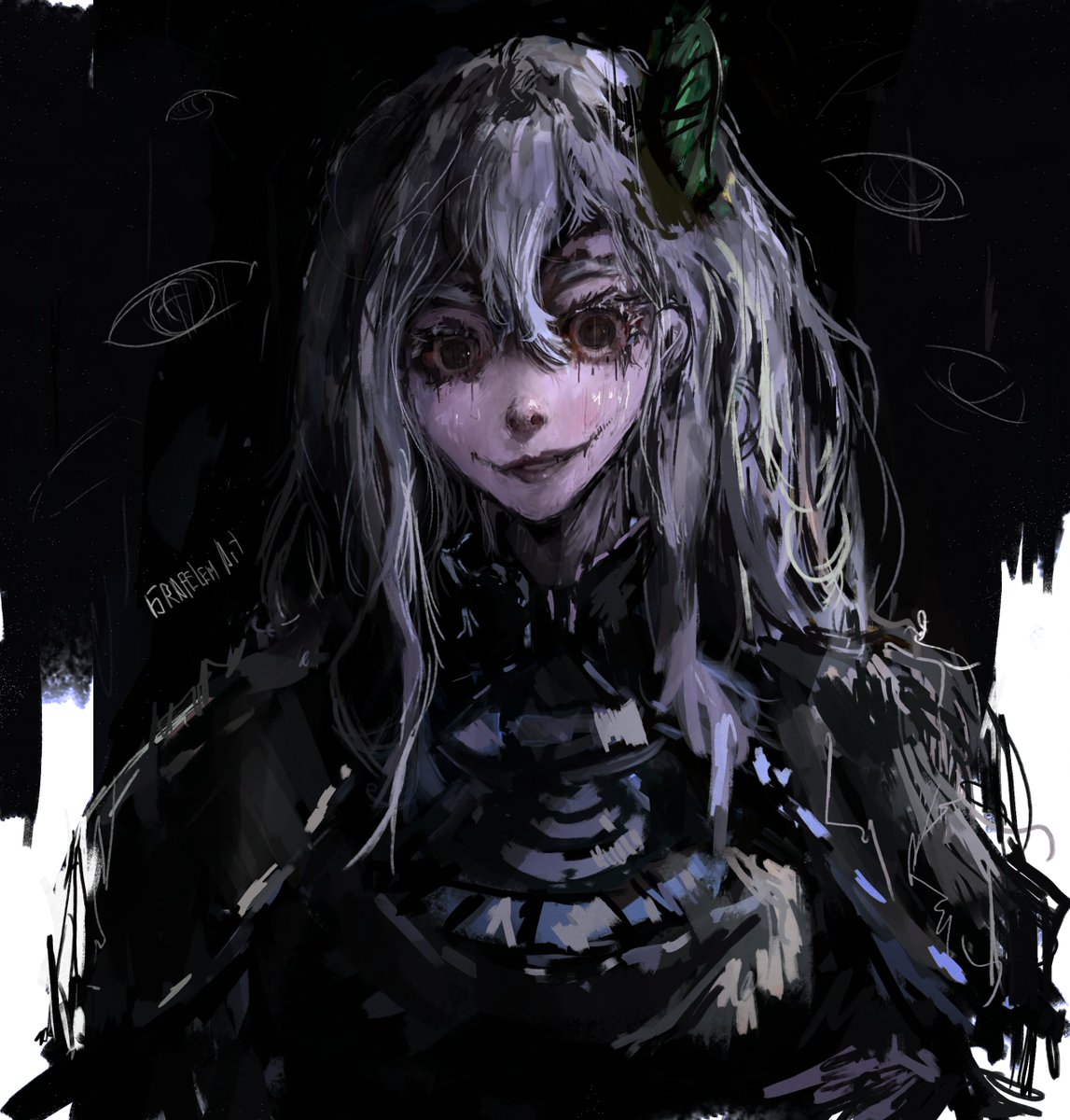 GrafelemArt's tweet photo. I forgot that I am a horror artist https://t.co/j9ppYNzuAE