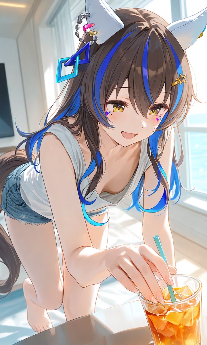 AK47_AIchan's tweet photo. ダイタクヘリオス｜Daitaku Helios

二人で旅行🚗³₃*⋆✈︎

#ウマ娘 #ダイタクヘリオス https://t.co/4MJLzV3o6x
