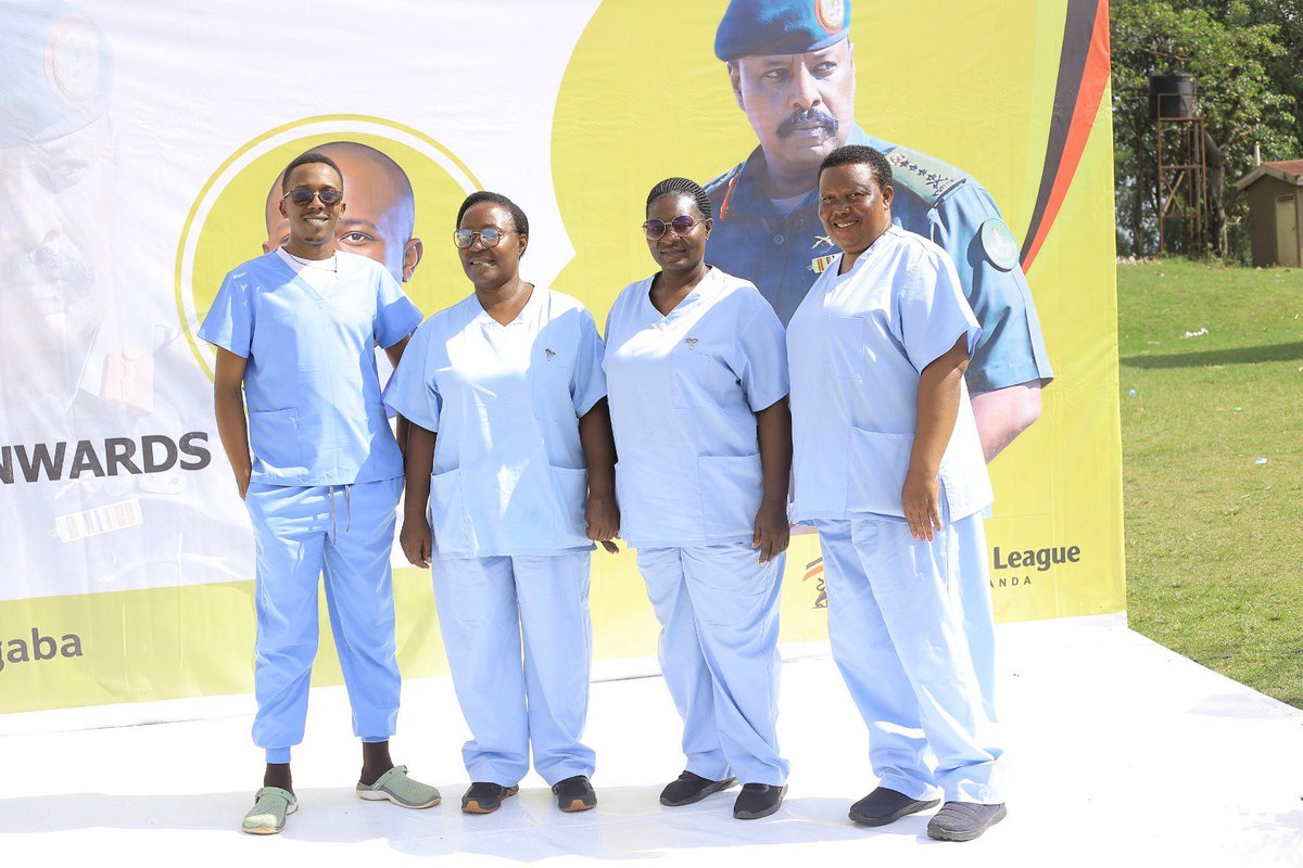 PLUNEXT's tweet photo. PLU medical team have just landed in Bunyangabu for an official launch of endorsing GEN @mkainerugaba Museveni 🙏🏼

   TUKO PAMOJA 💪🏼 https://t.co/hk8eMUBHkw