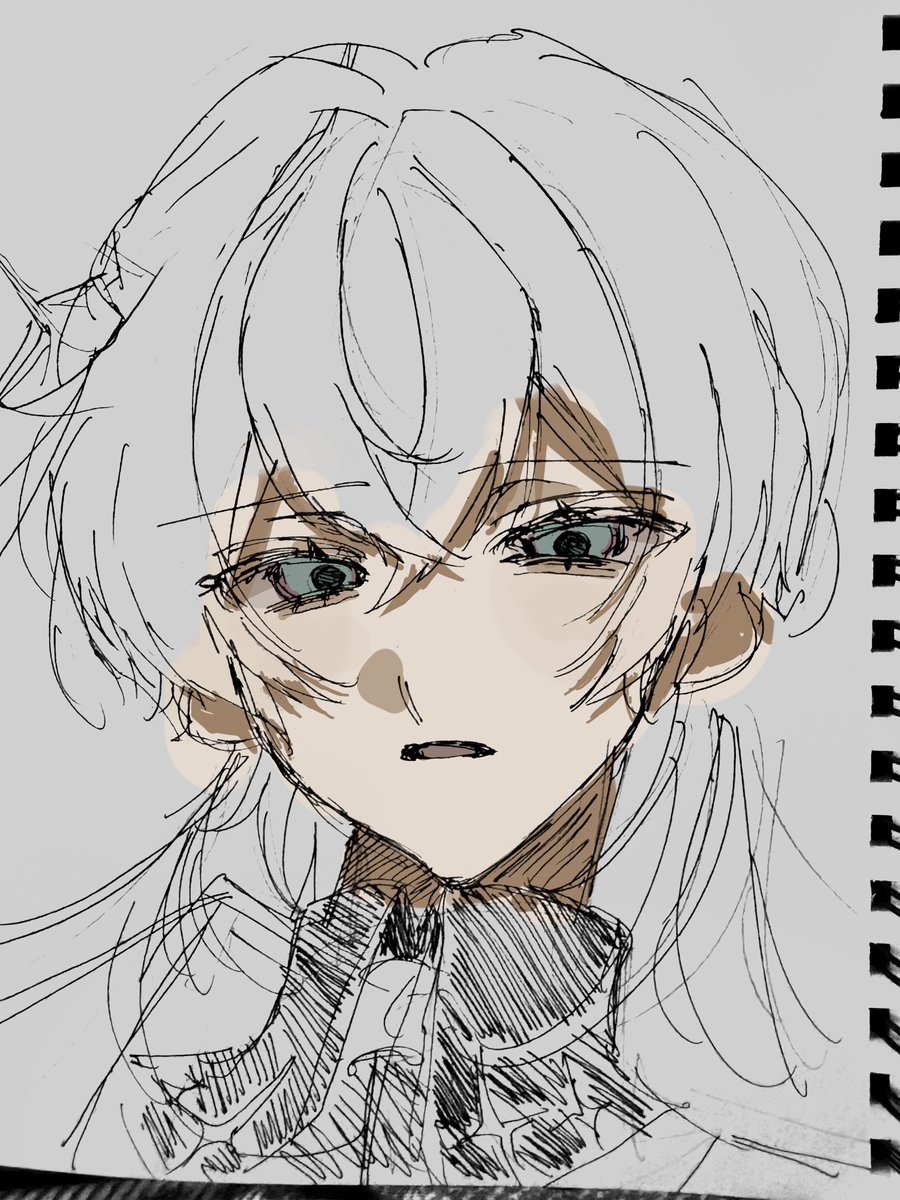sopa_zaru's tweet photo. アナログから線画にして色塗るのめちゃ好き https://t.co/qMbwpgPm5l