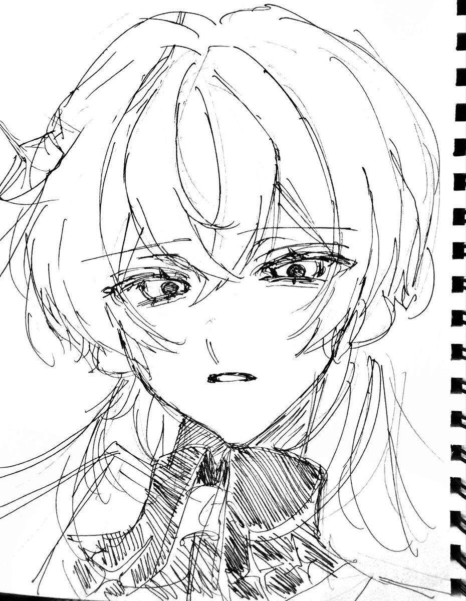 sopa_zaru's tweet photo. アナログから線画にして色塗るのめちゃ好き https://t.co/qMbwpgPm5l