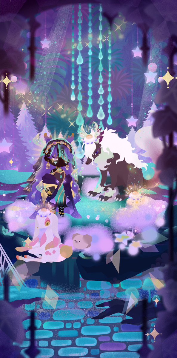 iusagualim's tweet photo. #LivlyIsland  
#ﾘｳﾞﾘｰﾚｲｱｳﾄ
#ﾘｳﾞﾘｰｺｰﾃﾞ
極光湖泊的妖精💚💜🖤 https://t.co/BnzYkFwxtb