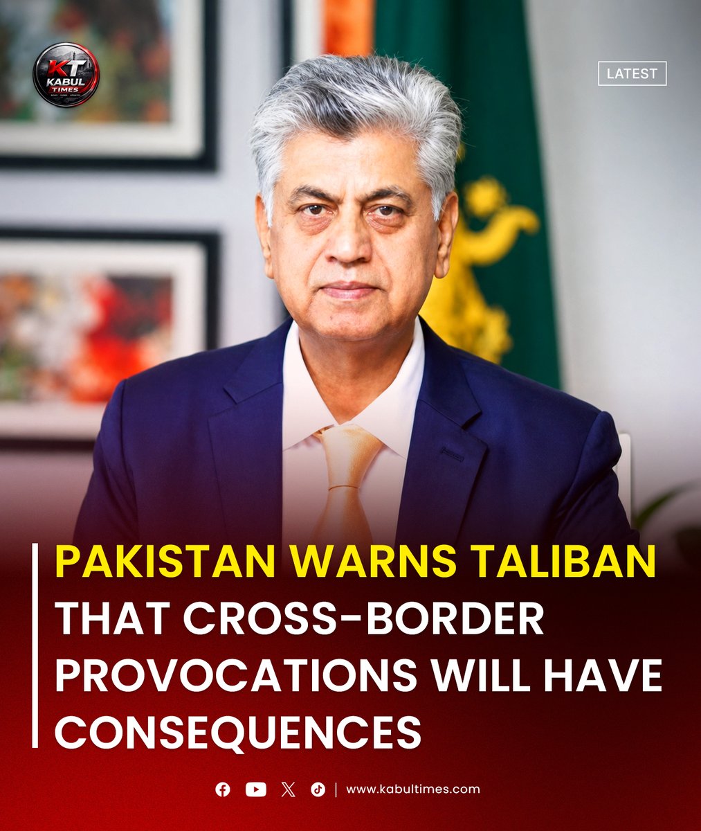 kabultimes01's tweet photo. Pakistan’s presidential spokesperson Murtaza Solangi has warned the Taliban against further cross-border actions, saying such moves will not pressure Islamabad or derail its diplomatic efforts. https://t.co/Jcy90bu1W4