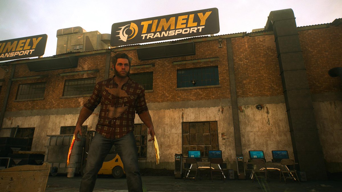 Andy_Davey's tweet photo. Is Victor Timely (Kang) the owner of this or is it a subtle nod to Marvel originally being called Timely Comics? Who knows 👀 @insomniacgames @Liam_J_McIntyre 
#Wolverine https://t.co/Lkaq2Wmxzp