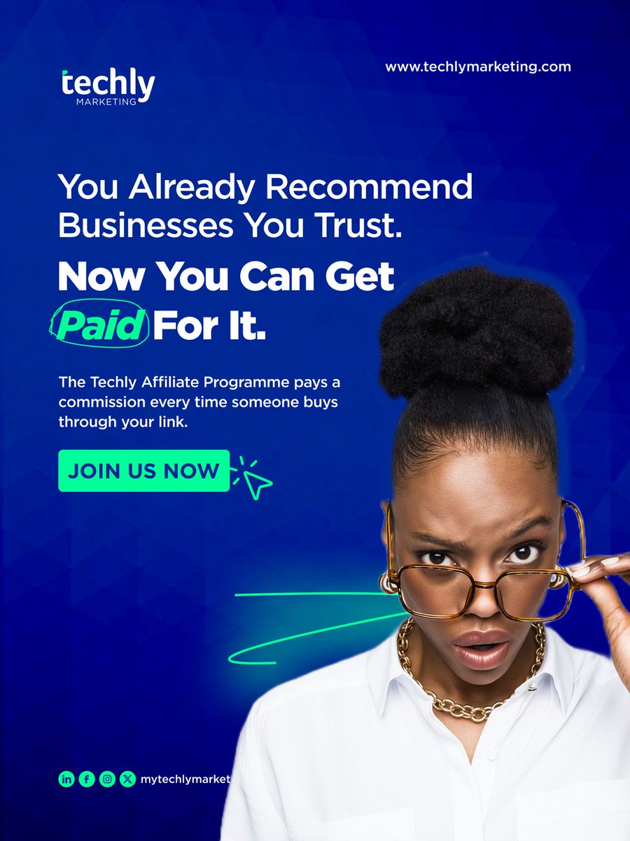 mytechlymarket's tweet photo. You’re already recommending tools, courses and solutions you trust.

Why not earn from those recommendations? 

Join the Techly Affiliate Programme and earn a commission when someone purchases through your link.

👉 Join here: https://t.co/eSQuWsFdbz https://t.co/nnvfun1GS3