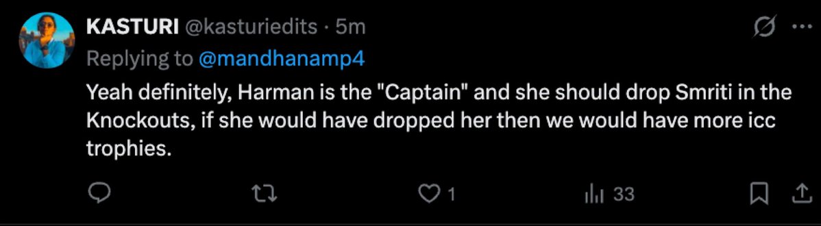 usermodeabc's tweet photo. @Arpitaedition first ask kasturi your best friend to stop this gimmick of harmandhana when smriti has always been the one suffering the most and whenever its time to take a stand u all start shitting ur pants https://t.co/kLmcuiD7Bo