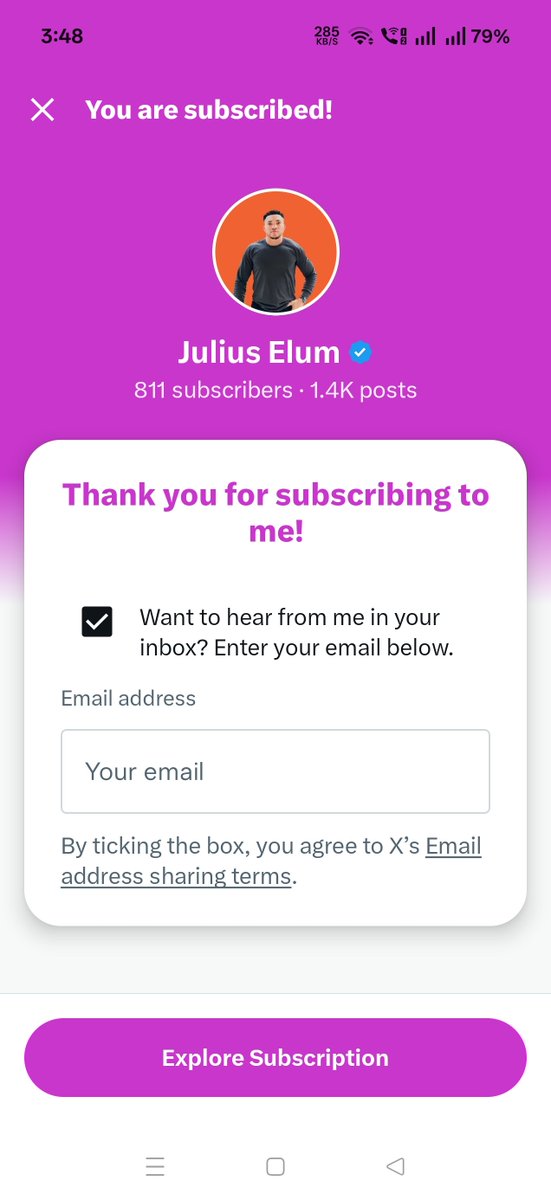 Shahbaz7512's tweet photo. @JuliusElum Still can't get access after taking subscription https://t.co/skxYIdVanS