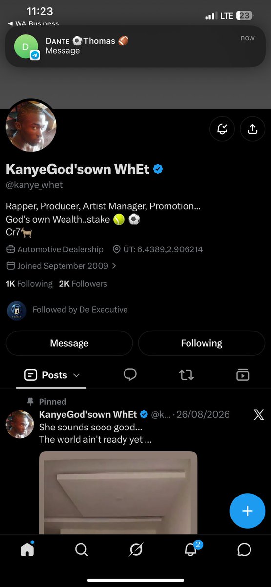 icloudev2's tweet photo. @Grandaudit95 @kanye_whet 8157117407 Evans Rapheal OPay God bless you and your family sir @Grandaudit95 @kanye_whet https://t.co/64fzCvQCwE