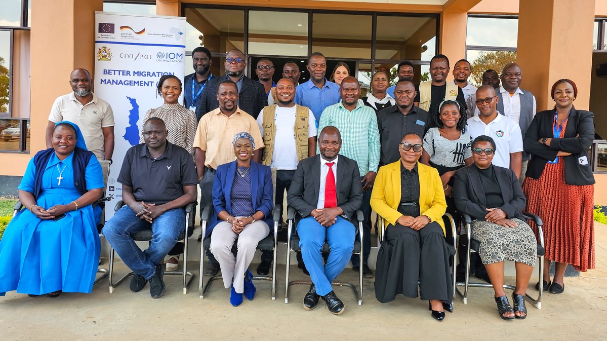 IOMMalawi's tweet photo. Stakeholders from across Malawi gathered in Dowa, to validate findings from the Protection Services Mapping Exercise under the EU-funded #BMM project. The workshop strengthened collaboration to improve access to protection services for migrants, refugees &amp; trafficking survivors. https://t.co/QKd9x4qadL