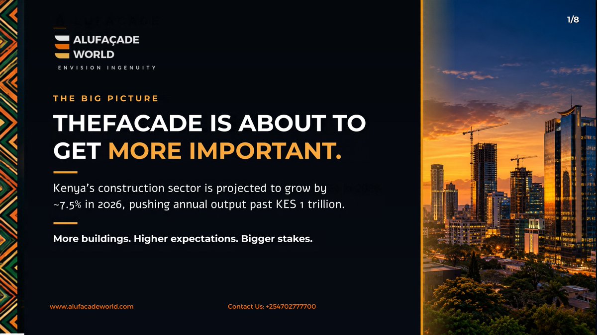 alufacadeworld's tweet photo. The Façade Is About to Get More Important: 
What Kenya's Construction Boom Means for Building Quality  https://t.co/SptCsu6gCC https://t.co/8YnCGaoDcR