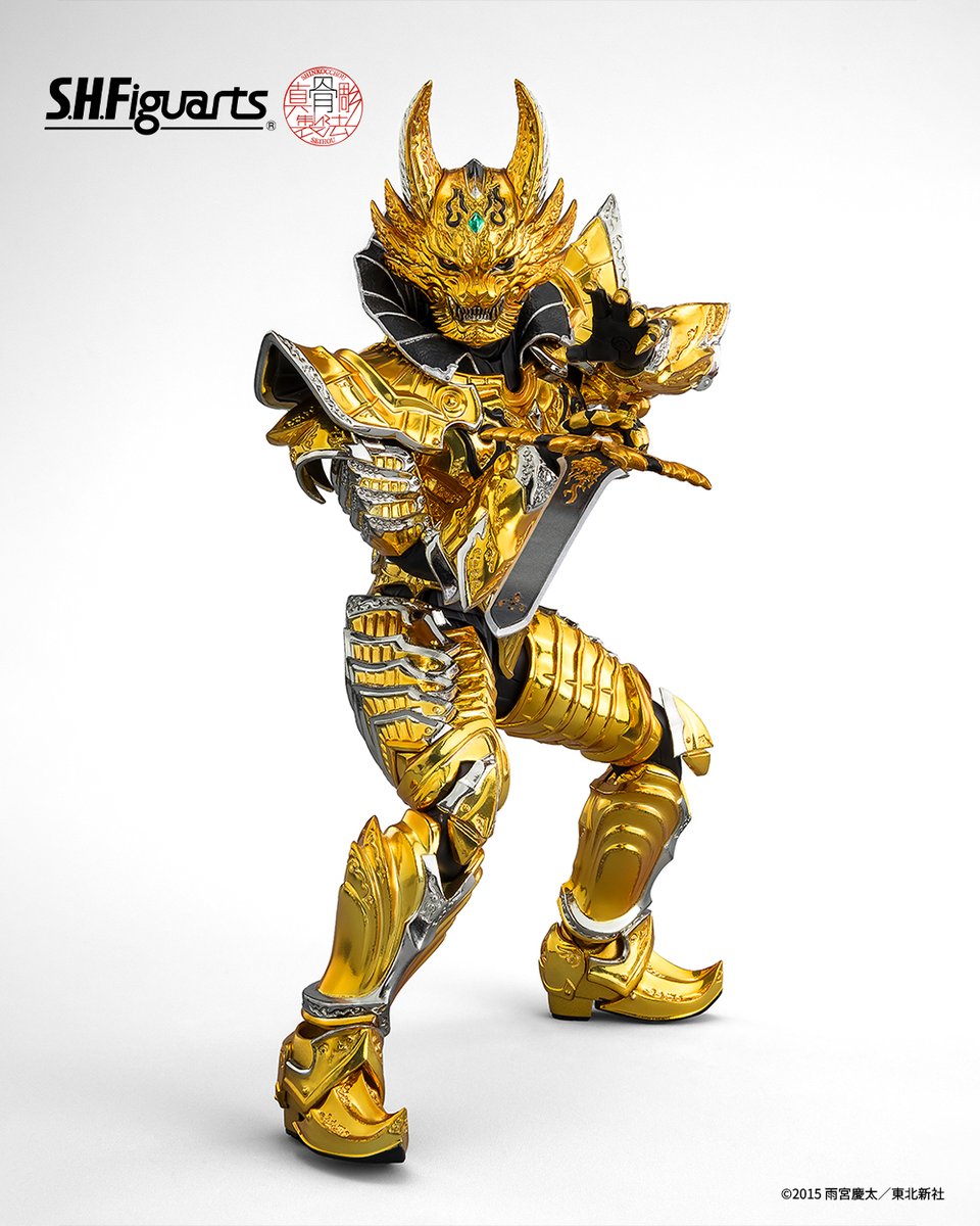 t_features's tweet photo. 【締切迫る】

『牙狼＜GARO＞－GOLD STORM－翔』より
「S.H.Figuarts（真骨彫製法） 黄金騎士ガロ・翔」は魂ウェブ商店で9月27日(日)23時受注締切！
🛒ご予約は→ https://t.co/QeimzogkIg

全身各所の機構で大きく跳躍し斬りかかるポーズや「閃光剣舞」など様々なシーンを再現！
#牙狼 #GARO #t_shf https://t.co/i4LaRvRFLk