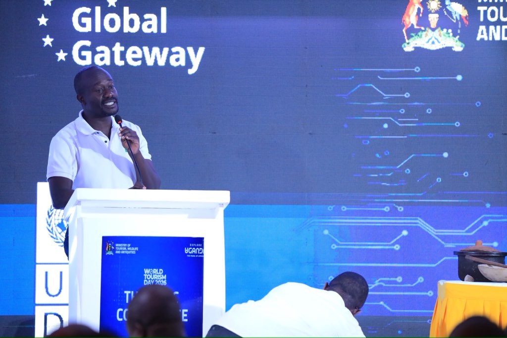 wherePreshgoes's tweet photo. Mr. Namenya Saleh delivered the keynote, “Discover Eastern Uganda: Harnessing Tourism Products for Sustainable Regional Development,” shining a spotlight on the region’s tourism opportunities, experiences and products.

📸 @trevorlutalo 

#WTD2026 #DigitalTourism #ExploreMasaba https://t.co/GRD8gsdA5N