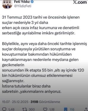 elif6874's tweet photo. Sayın @YildizFeti, size olan saygım ve güvenimle bugün yine sesleniyorum

“İSTİSNA tutulanlar SABRETSİN”dediniz. SABRETTİK,bekledik

Ancak adaletin ertelenmesi, mağdur ailelerin yükünü her geçen gün ağırlaştırıyor Biz ayrıcalık değil, 
EŞİT YASA EŞİT ADALET İSTİYORUZ! https://t.co/hKaDwZoP7R