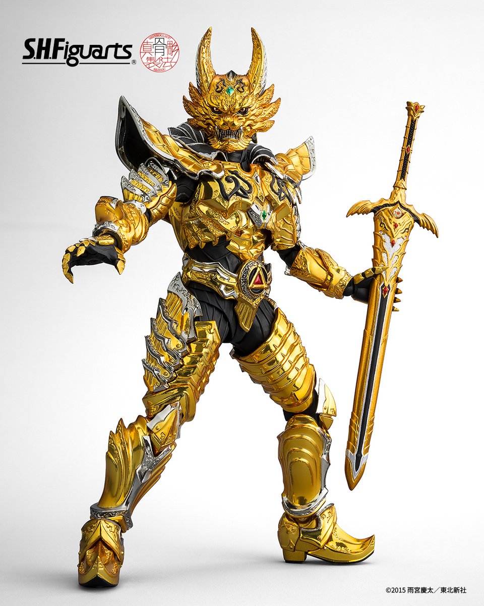 t_features's tweet photo. 【締切迫る】

『牙狼＜GARO＞－GOLD STORM－翔』より
「S.H.Figuarts（真骨彫製法） 黄金騎士ガロ・翔」は魂ウェブ商店で9月27日(日)23時受注締切！
🛒ご予約は→ https://t.co/QeimzogkIg

全身各所の機構で大きく跳躍し斬りかかるポーズや「閃光剣舞」など様々なシーンを再現！
#牙狼 #GARO #t_shf https://t.co/i4LaRvRFLk