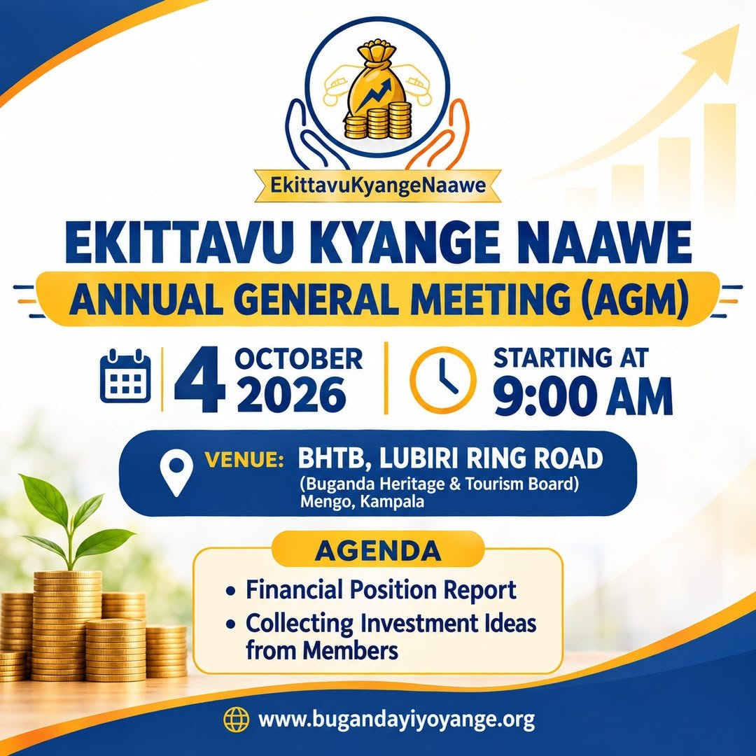 BugandYiyoYange's tweet photo. #BYBYAT4🎊
Mu myaka ena (4) nga tuweereza Kabaka okuyita ku mitimbagano;
Tusobodde okutandikawo enkola y'okwekulaakulanya gye twatuuma EKITTAVU KYANGE NAAWE. Ba mmemba abajjuvu mwe bayitira okutereka n'okugula emigabo okwekulaakulanya n'okusitula embeera zaabwe."
#BugandaYiyo_BugandaYange