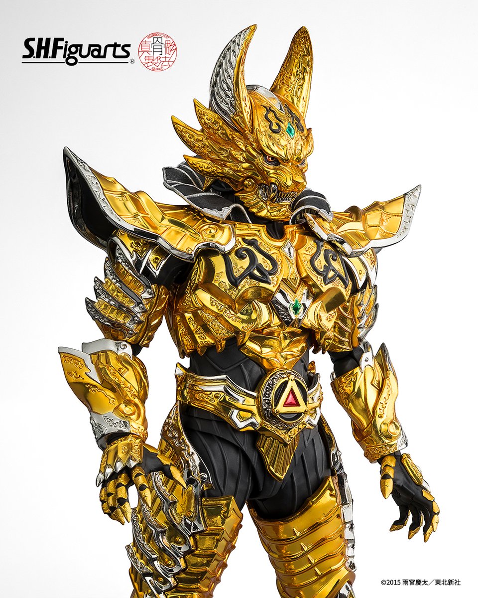 t_features's tweet photo. 【締切迫る】

『牙狼＜GARO＞－GOLD STORM－翔』より
「S.H.Figuarts（真骨彫製法） 黄金騎士ガロ・翔」は魂ウェブ商店で9月27日(日)23時受注締切！
🛒ご予約は→ https://t.co/QeimzogkIg

全身各所の機構で大きく跳躍し斬りかかるポーズや「閃光剣舞」など様々なシーンを再現！
#牙狼 #GARO #t_shf https://t.co/i4LaRvRFLk