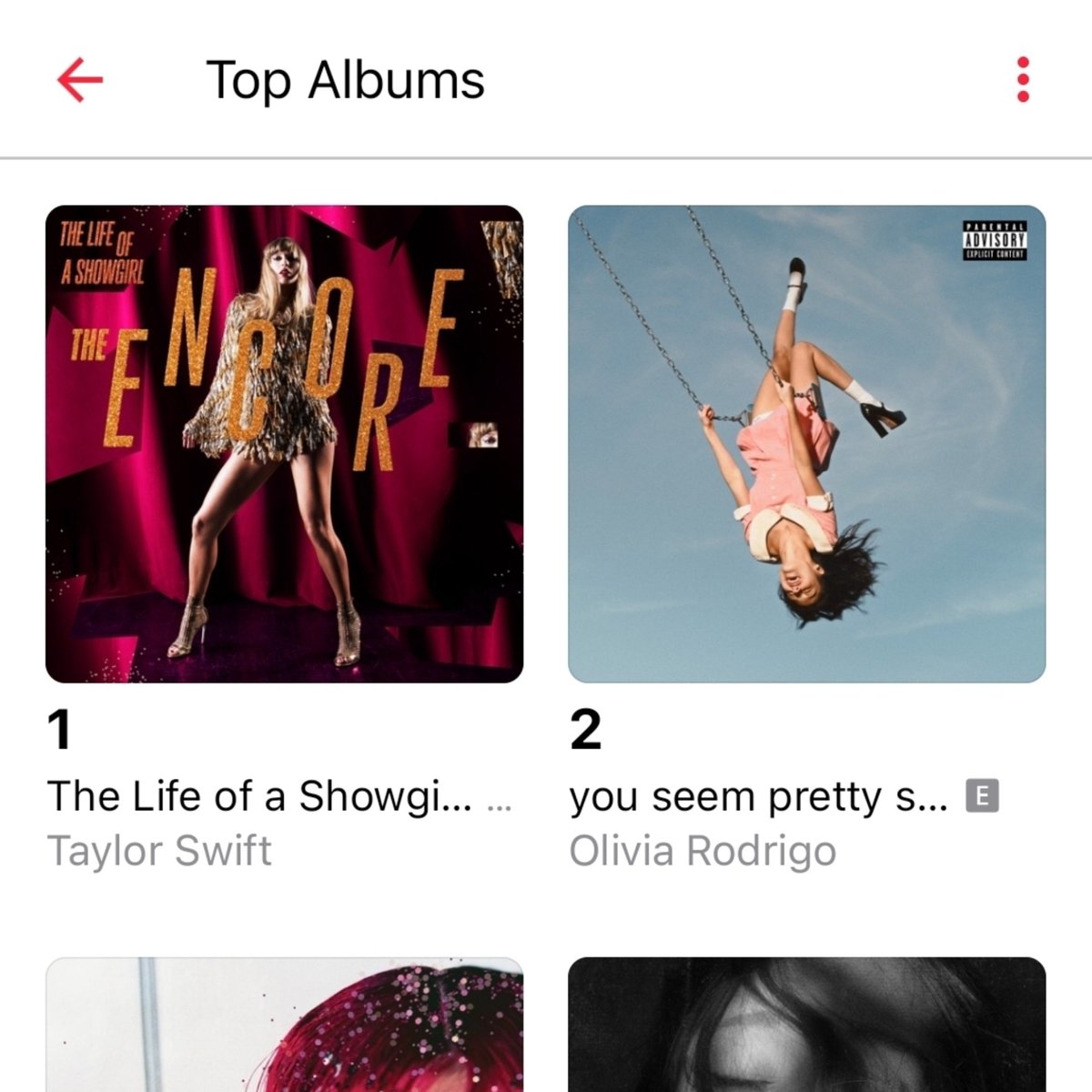TSNews_13's tweet photo. 🚨| Taylor Swift’s “The Life of a Showgirl: The Encore” has now reached #1 on Apple Music Philippines. 🇵🇭 https://t.co/AP0kEig22e