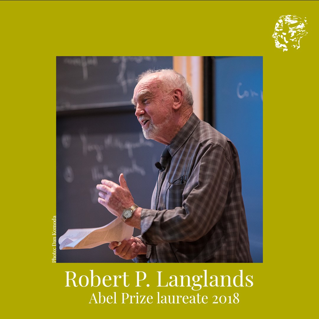 abel_prize's tweet photo. Happy birthday to Robert P. Langlands! 🥳

He received the Abel Prize in 2018 “for his visionary program connecting representation theory to number theory.” https://t.co/uNfH3MuAn0