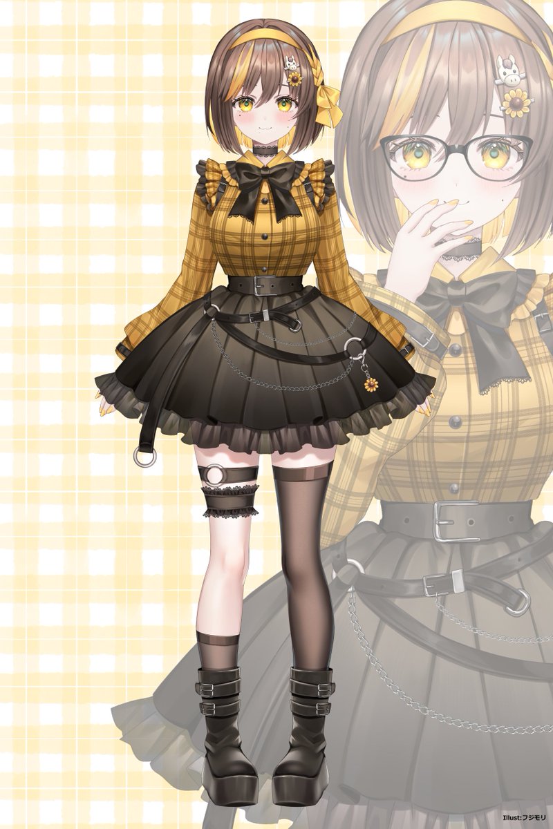 fujimori_cmyk's tweet photo. 【お仕事】
新人VTuber喜多音恵那ちゃんのビジュアルを担当させていただきました！🌻🌻
#喜多音恵那 https://t.co/AuF55XEAXp