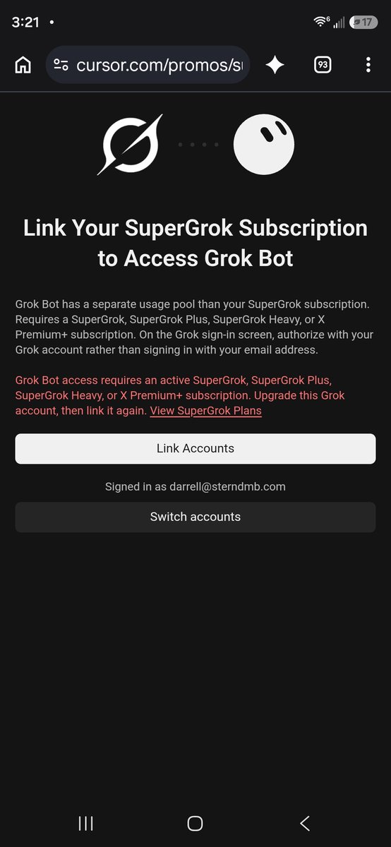 DarrellStern's tweet photo. @bot Help I am stuck in a loop. It keeps going, sign in. And then it goes back to the screen, and then back to sign in, help. Cannot get logged in https://t.co/jjNP0fNBTO
