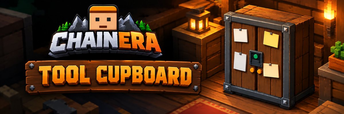 playchainera's tweet photo. 🛠️ Tool Cupboard: Protect Your Base

The Tool Cupboard (TC) is the core of your base.

Place it to unlock building authorization and stop structural decay.

Make sure your TC is always filled with enough resources for upkeep.

⚠️ Gold Anchor Rule
Keep at least 1 Gold Coin inside the TC at all times.
The Gold is never consumed.
It only acts as an activation anchor.

If the TC has 0 Gold:
Upkeep stops
Decay starts immediately

Full guide: https://t.co/6q8KNXyOCQ