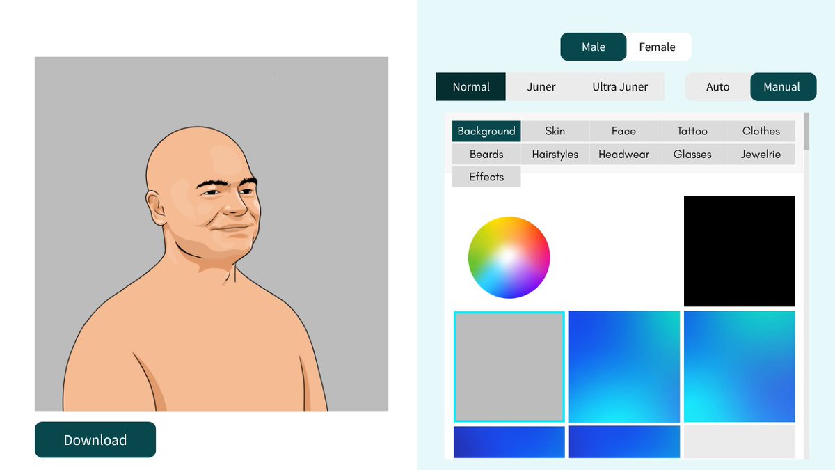 JuneArtist01's tweet photo. I have finished creating Juners Avatar UI design for a while now. 

The Web app in currently in production. 😁🔵

I can't wait to show all Juners 💙
@askjuneai @SpeakStraight_ @jkb0x @blockchain https://t.co/ppx1VJiNAw