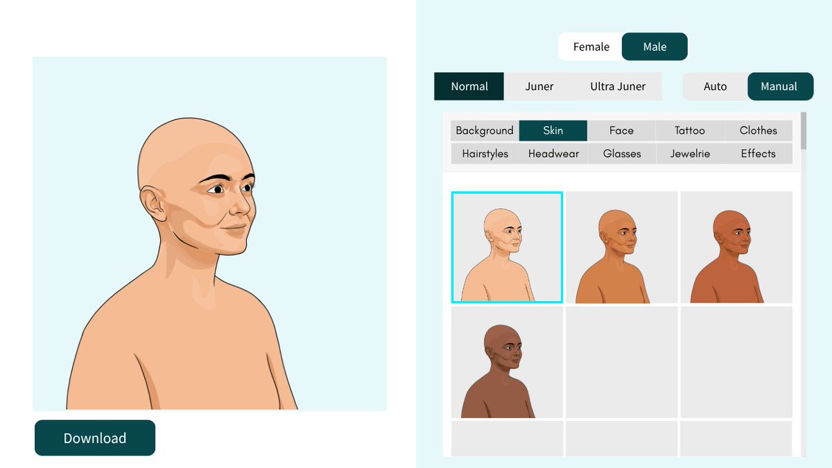 JuneArtist01's tweet photo. I have finished creating Juners Avatar UI design for a while now. 

The Web app in currently in production. 😁🔵

I can't wait to show all Juners 💙
@askjuneai @SpeakStraight_ @jkb0x @blockchain https://t.co/ppx1VJiNAw