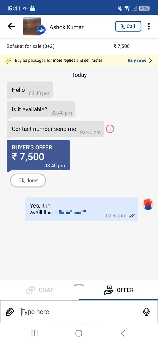 krishnateja555's tweet photo. @PoliceBangalore @CyberCrimeshyd
A #scammer cheated my Brother in law yesterday in Bangalore on #olx and is trying to #fraud me too today. I tried scene #reconstruction and he seems to have fell for it.
With your support, we can catch him redhanded - would you like to help plz? https://t.co/wUS5Ja8NUG