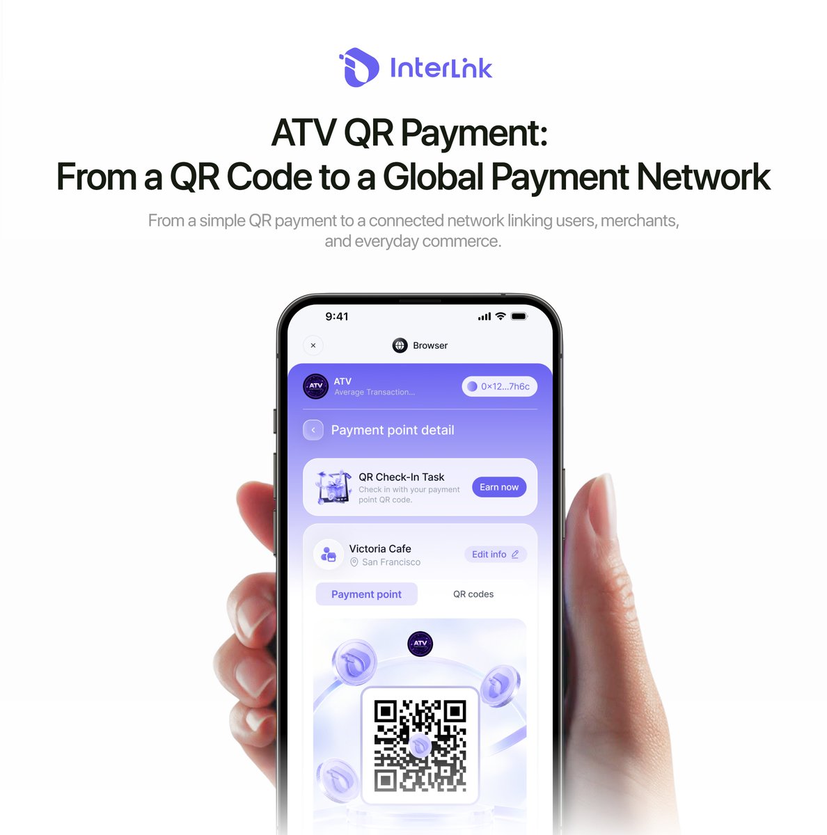 inter_link's tweet photo. 📱💲ATV QR Payment: From a QR Code to a Global Payment Network💜

The biggest potential of QR payment is not the QR code itself. It is the payment network that can eventually exist behind that code. Traditional digital payment platforms have demonstrated that once consumers become accustomed to scanning their phones to pay, a simple QR can develop into a large payment ecosystem connecting consumers, merchants, financial services, and everyday commerce.

ATV QR Payment is exploring this opportunity as an independent payment dApp built on InterLink infrastructure. The goal is to make payments simple enough that users carrying a smartphone with ITLX can walk into a participating merchant, scan an ATV QR, confirm the transaction, and complete their payment without needing cash or a traditional payment card.

This is where the potential becomes much larger than a wallet-to-wallet transfer. Successful payment platforms are valuable because they create acceptance networks. As more merchants accept a payment method, that payment method becomes more useful to consumers. As more consumers use it, accepting it becomes more valuable to merchants. This relationship between consumers and merchants is one of the strongest network effects in the payment industry.

ATV QR Payment can potentially develop the same type of network effect within the InterLink ecosystem. Every new ATV merchant gives ITLX users another location where their wallet can be used. Every additional ITLX user represents another potential customer for merchants participating in ATV. Over time, the value of the network can increasingly come from the number of connections between users and merchants rather than from the QR technology itself.

The smartphone is central to this model. People already carry their phones almost everywhere, which means the payment device is effectively already in their pocket. With ITLX, the same device used to access the InterLink ecosystem can also become a payment interface. Users would not need to understand blockchain infrastructure or manually copy wallet addresses. They would simply scan the merchant’s ATV QR, check the amount and confirm the payment.

For merchants, QR payments can significantly lower the technical barrier to accepting digital payments. A small café, restaurant, independent retailer or service provider does not necessarily need specialized payment hardware to begin accepting payments through ATV. A QR displayed at the point of sale can become the connection between the physical business and ATV’s digital payment application.

As the network develops, ATV can expand far beyond basic payments. Merchant accounts can support transaction histories, receipts, refunds, multiple store locations, employee access, analytics, payment links and loyalty programs. APIs can allow point-of-sale systems, e-commerce applications and other dApps to generate ATV payment requests automatically. Merchant rewards and customer loyalty can create additional reasons for both sides to remain active within the network.

This is similar to how major payment platforms evolve. They often begin by solving a very simple problem—moving money conveniently—but eventually become infrastructure connecting consumers and businesses. Payments then become the foundation for additional services such as merchant tools, commerce, rewards, financial products, settlement and business analytics. 

ATV has another interesting opportunity because it is being built on digital infrastructure from the beginning. Instead of creating an isolated payment system, ATV can use InterLink infrastructure and integrate with ITLX while developing its own merchant network and application layer. As the technology matures, ATV could potentially support multiple compatible digital payment methods rather than defining the entire network around a single asset. The long-term opportunity is therefore not simply to put ATV QR codes in stores. It is to create a recognizable ATV Payment Point that tells users they can use their ITLX wallet at that location. If this acceptance network expands across restaurants, retail, services, transportation, entertainment and other categories, the utility of carrying an ITLX wallet changes substantially.

Today, people carry smartphones because one device can replace many things that previously required separate physical tools. Payments are following the same direction. ATV QR Payment can contribute to that transition by turning the smartphone and ITLX into an interface for real-world digital commerce.

ATV starts with something extremely simple: scan a QR and pay. But the opportunity behind that interaction is much larger. Every payment connects a user with a merchant, every new merchant increases the usefulness of the network, and every transaction brings activity built on InterLink infrastructure closer to everyday economic life.

That is the larger potential of ATV QR Payment: not simply becoming another way to transfer digital assets, but developing into a broad merchant acceptance and payment network built as an application on top of InterLink infrastructure.

#InterLink #ITLG #ITL