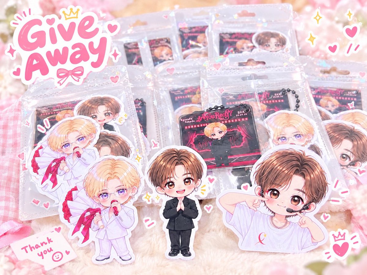 IrisOneiro's tweet photo. ✨Giveaway✨

มารับกันได้นะคะ
เป็นสติกเกอร์กับพวงกุญแจเล็กๆ
30 EA

🕑: TBA

#RyosukeYamadaASIATOUR2026RedY https://t.co/vQpCwzaJTu