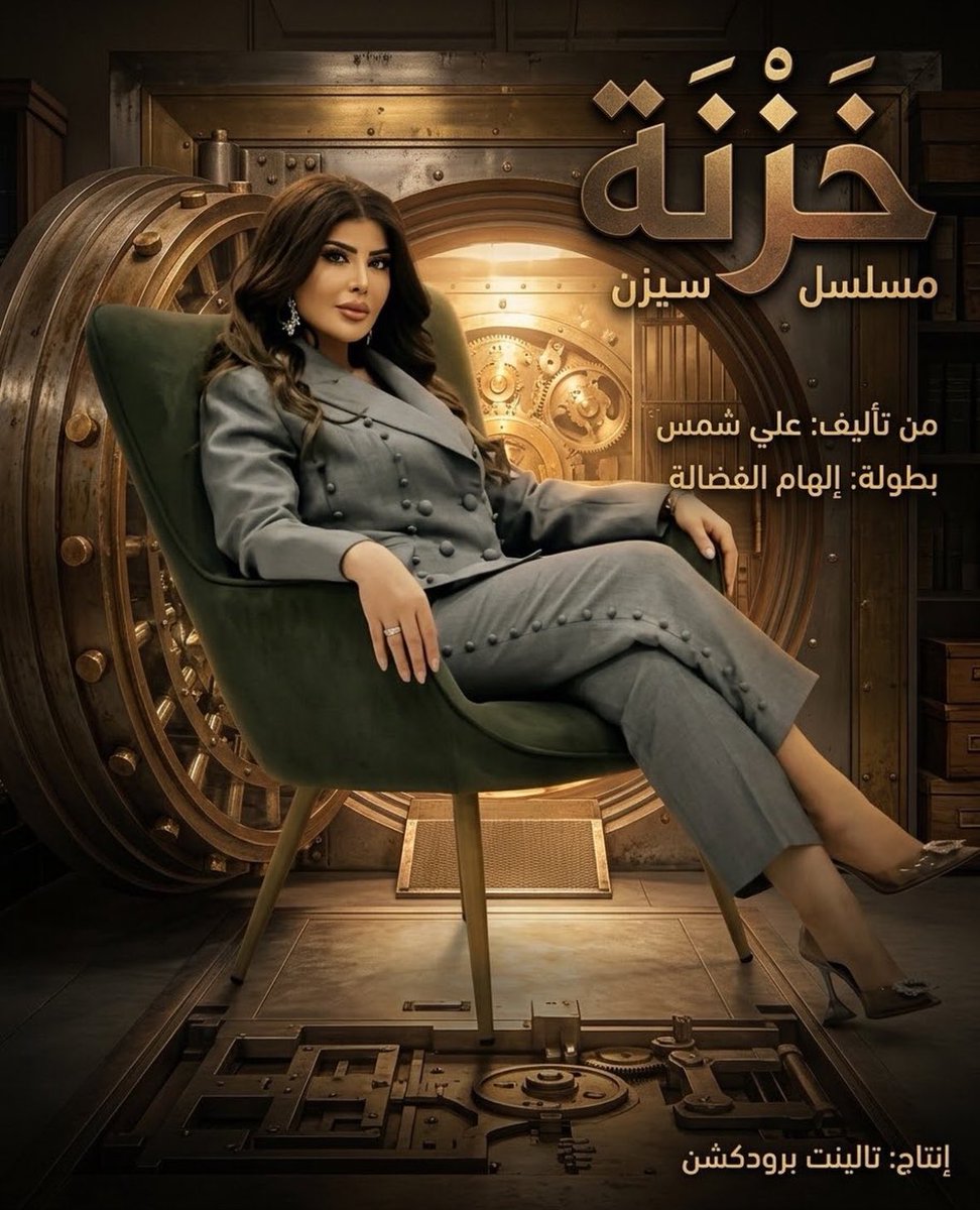 gorgeous4ew's tweet photo. قريباً:

مسلسل "خزنة" بطولة الفنانة إلهام الفضالة😍🔥 https://t.co/RFbs3dtQlP