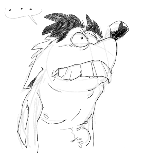 GREGOR_NUT2010's tweet photo. some fake crash x megumi to celebrate spring holidays #crashbandicoot https://t.co/hmeNPJtro3