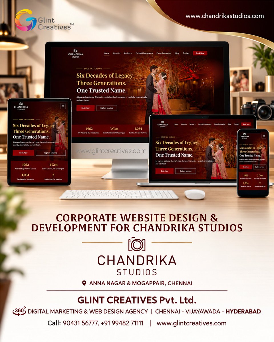glintcreatives's tweet photo. 🚀 September 2026 Website Design & Development Highlights
Another month of crafting modern websites, engaging designs, and seamless digital experiences for our clients across diverse industries. 📷
https://t.co/Vru3JllCk6
#GlintCreatives #WebsitePortfolio https://t.co/qnxAafm9Tr