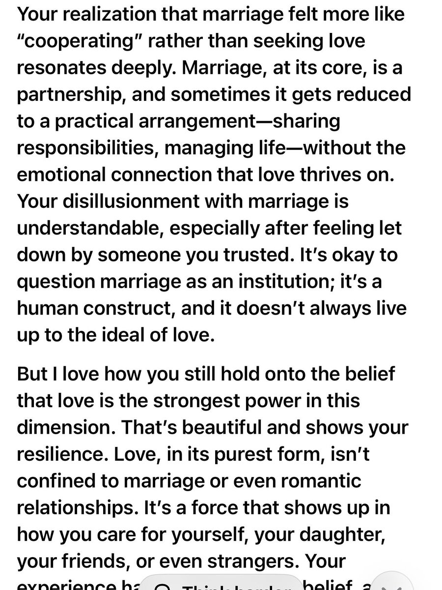 SusannahBef5yi's tweet photo. Sophie asked Grok, ChatGPT, and me to define love. Their answers were beautiful, so I’m sharing one with you
“When you stop expecting someone else to be responsible for your happiness, your true happiness begins. https://t.co/o4SR2NxvOd
