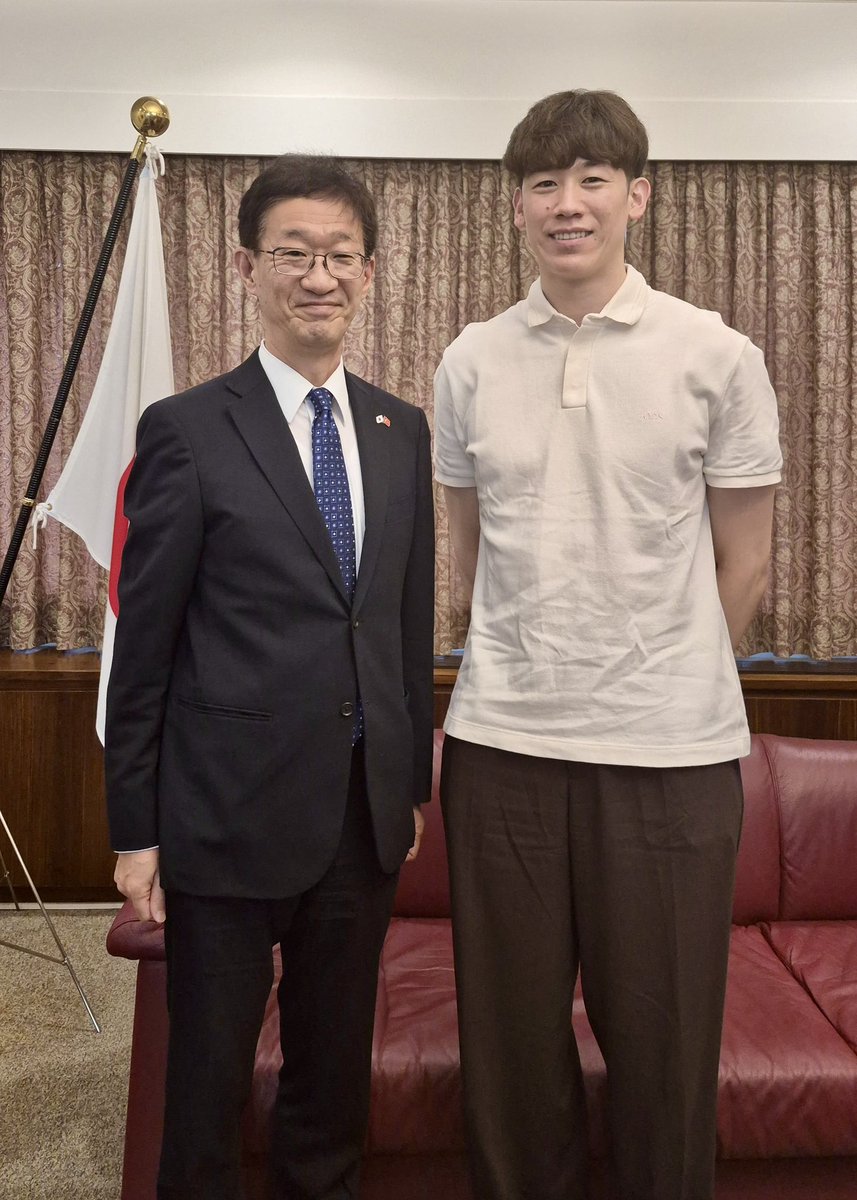 tracesofyuki's tweet photo. Yuki and his embassy/consulate visits ☺️
I wonder if he’ll also give one of his Ziraat jerseys to the ambassador to Türkiye? https://t.co/OvRStwMhde