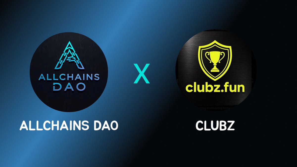 AllChainsDAO's tweet photo. NEW COLLAB SECURED 

AllChainsDAO is joining forces with @clubz_fun 🤝

We are securing real value for our community members as we continue to scale. https://t.co/0zVmkJw8kG