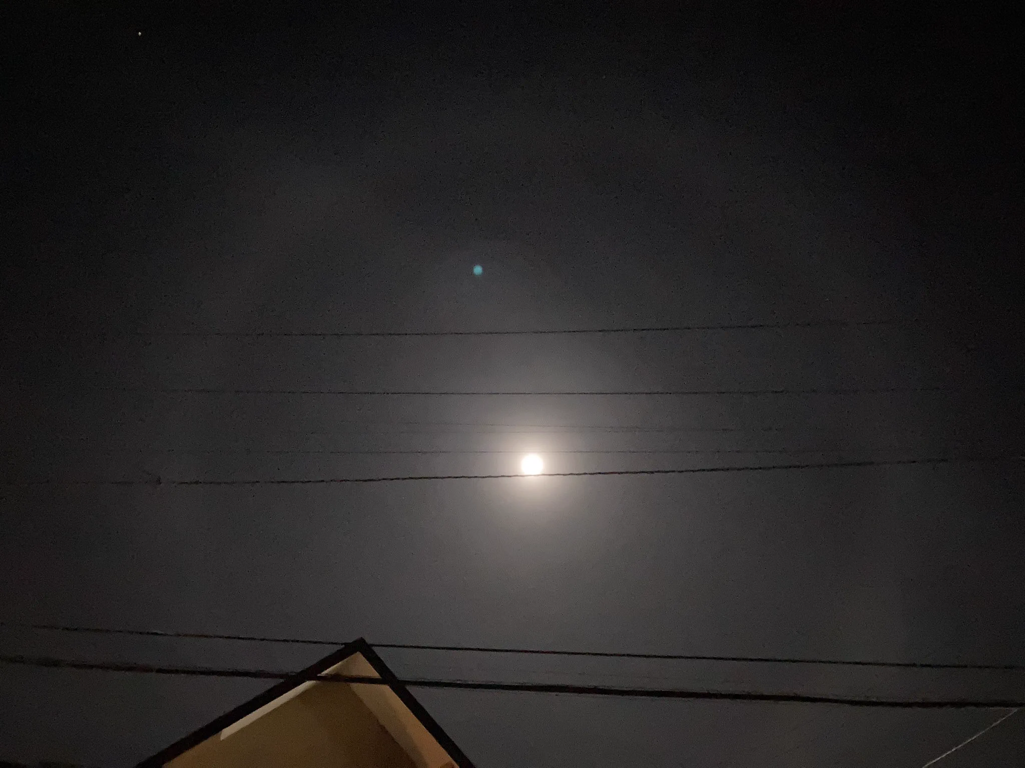 パールホワイト na platformě X: „今宵は綺麗な満月🌕 昨夜、お月様を