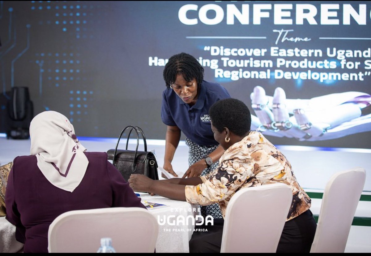 shamie_s86189's tweet photo. 🚀 Uganda’s tourism is going digital! 🇺🇬🌍 Live from Mbale at Mt. Elgon Hotel, exploring how AI and technology can transform travel, experiences and tourism. Ahead of #WTD2026, the future is here! 🤖✨ #ExploreUganda  photo credit https://t.co/d7Q3Ew6dV5