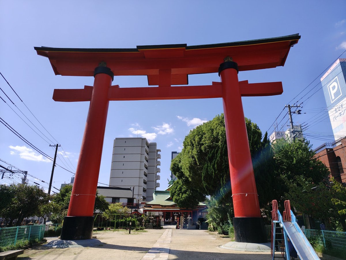 naochyan381's tweet photo. 連休中は遠出はせずに近くなのに行ったことが無い尼崎城へ🏯
中の展示も面白かったです😊
帰りにいつも電車で見える鳥居の尼崎恵比寿神社も参拝してシルバーウィーク終わりました😅 https://t.co/jm5289fRaG