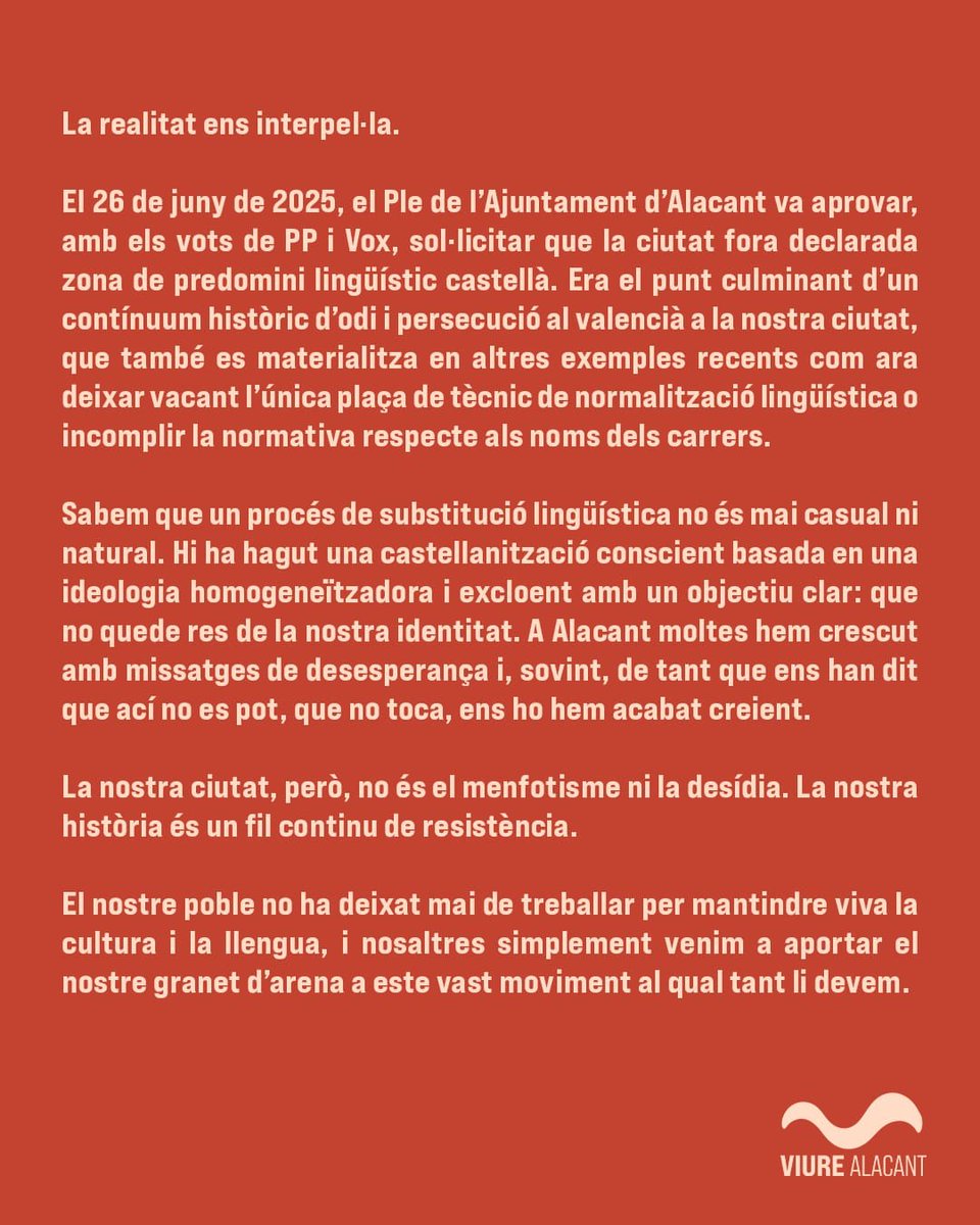 ViureAlacant's tweet photo. I tu? també creus que sí que toca?🔥

Esta nit, a les 21:30, ens veiem a l'Exilio! https://t.co/RZ5zd8sDsY