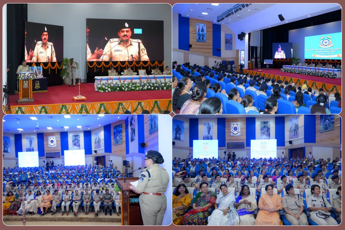 crpfindia's tweet photo. The Central Reserve Police Force (CRPF) achieved a historic milestone this year, commemorating four decades since the induction of India’s pioneering all-women combat battalion in 1986.

To celebrate this 40-year legacy, the CRPF organized a special event on 25 September 2026 at the CRPF's Shaurya Officer's Institute in New Delhi.

During the ceremony, DG @crpfindia Shri @gpsinghips , joined by Dr. Anamika Singh, President of the CRPF Family Welfare Association (CWA), honoured both veterans and women in service for their dedicated service, exceptional courage, and sacrifice. 

While addressing the gathering DG laid emphasis on women empowerment in CRPF following the line of Government of India. We salute our women warriors for their sacrifices and achievements.

#NationFirst
#Vandematram150 
#MissionNaxalMuktBharat2026
@gpsinghips
@crpf_j
@CentralZoneCrpf
@northeast_zone
@southzone_hyd
#WomenWarrior
#40YearsOfWomenInCRPF
#WomenInUniform