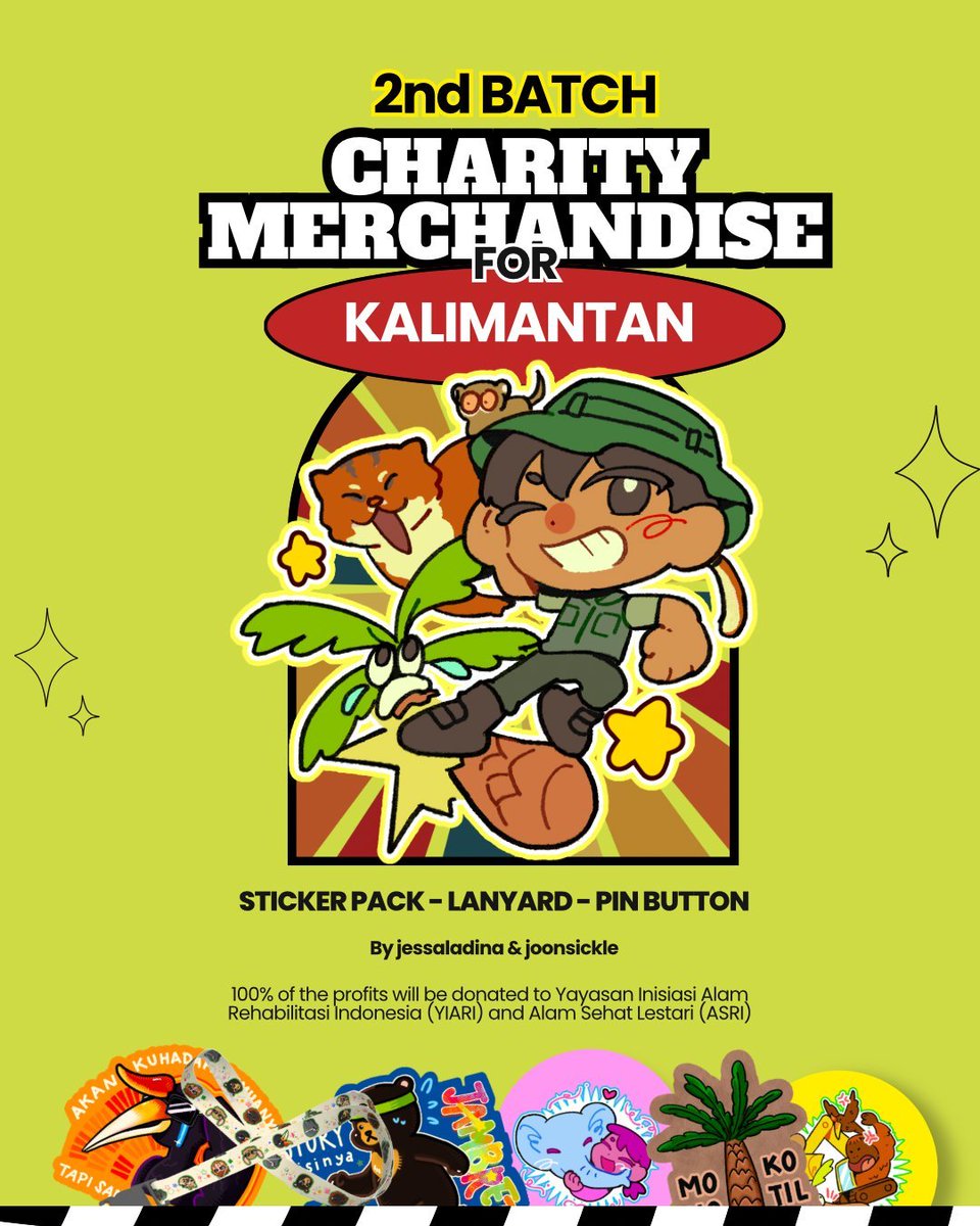 joonsickle's tweet photo. [✨️BATCH 2 IS OPEN✨️]
Halo semuanya! Aku dan @jessalad bikin merchandise bareng yang 100% profitnya akan didonasikan untuk wilayah terdampak karhutla Kalimantan!

📆 PO, 25 Sept-2 Okt 2026
🔗 https://t.co/NEEdNuMk21

Share and RT is appreciated!! https://t.co/y6Ug86WGW2