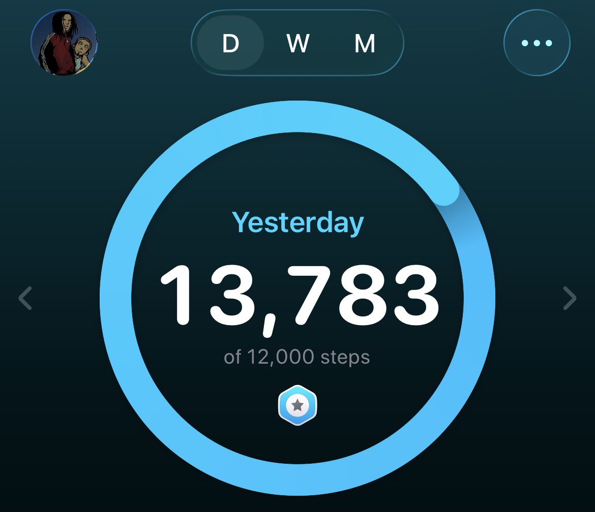tinyanaxa's tweet photo. 〜　O9/24
　13.7k steps

im disappointed in myself because i know i couldve done better. ill lock in, and then ill get better results today. https://t.co/wrfBE9tSCo