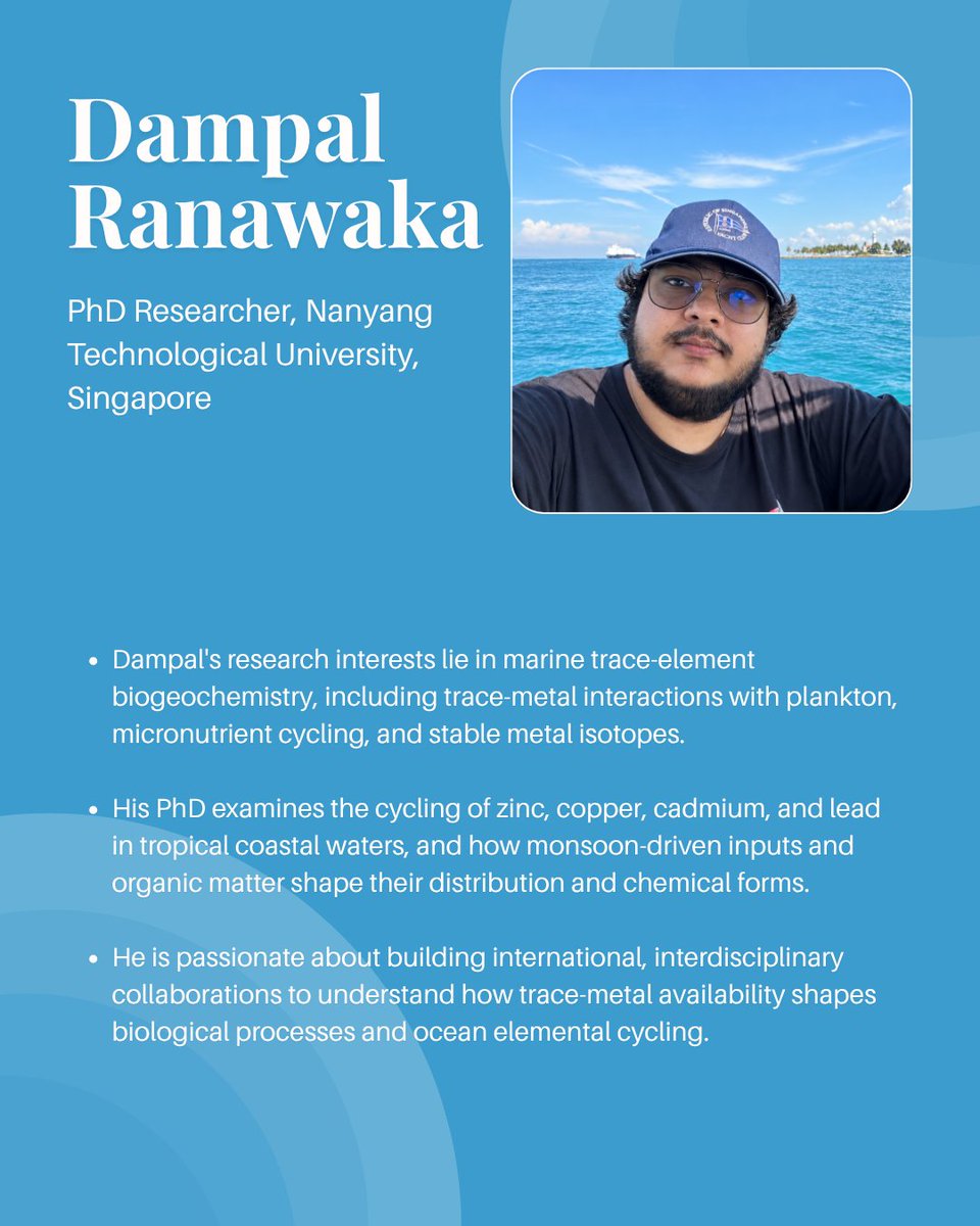 iioe_ecsn's tweet photo. We're excited to welcome our new IIOE-2 ECSN Core Committee member!
Swipe through to meet the early career scientists who will be helping shape our network's activities in the months ahead.
(1/2) https://t.co/8oeHB1g24H